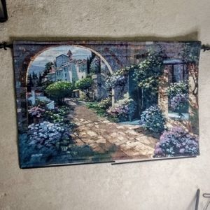 Tapestry wall hanging
